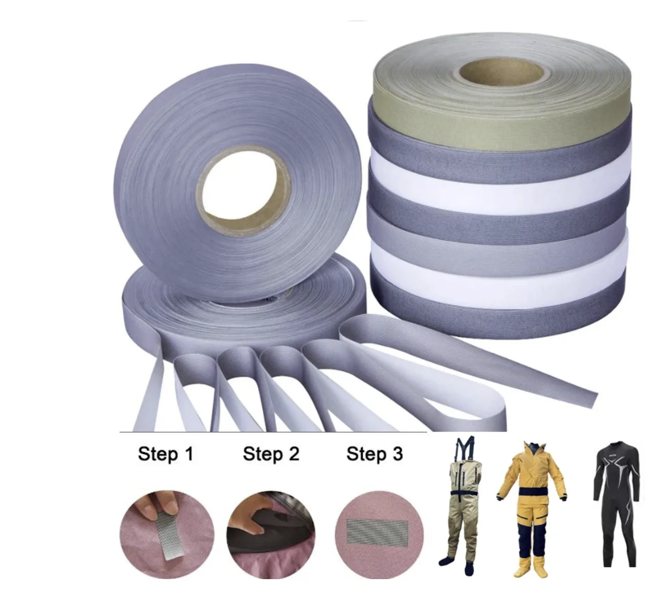 Fishing Jacket Waterproof - Iron On Seam Sealing Tape T-2000X