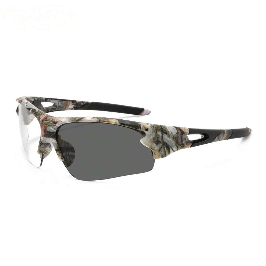 Semi-Rimless Camouflage Sport  - огляд і ціна Fishing Sunglasses Polarized
