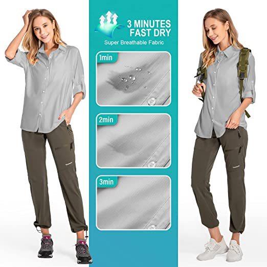 Women's Long Sleeve Sun Protec - огляд і ціна Fishing Shirt Uv Protection