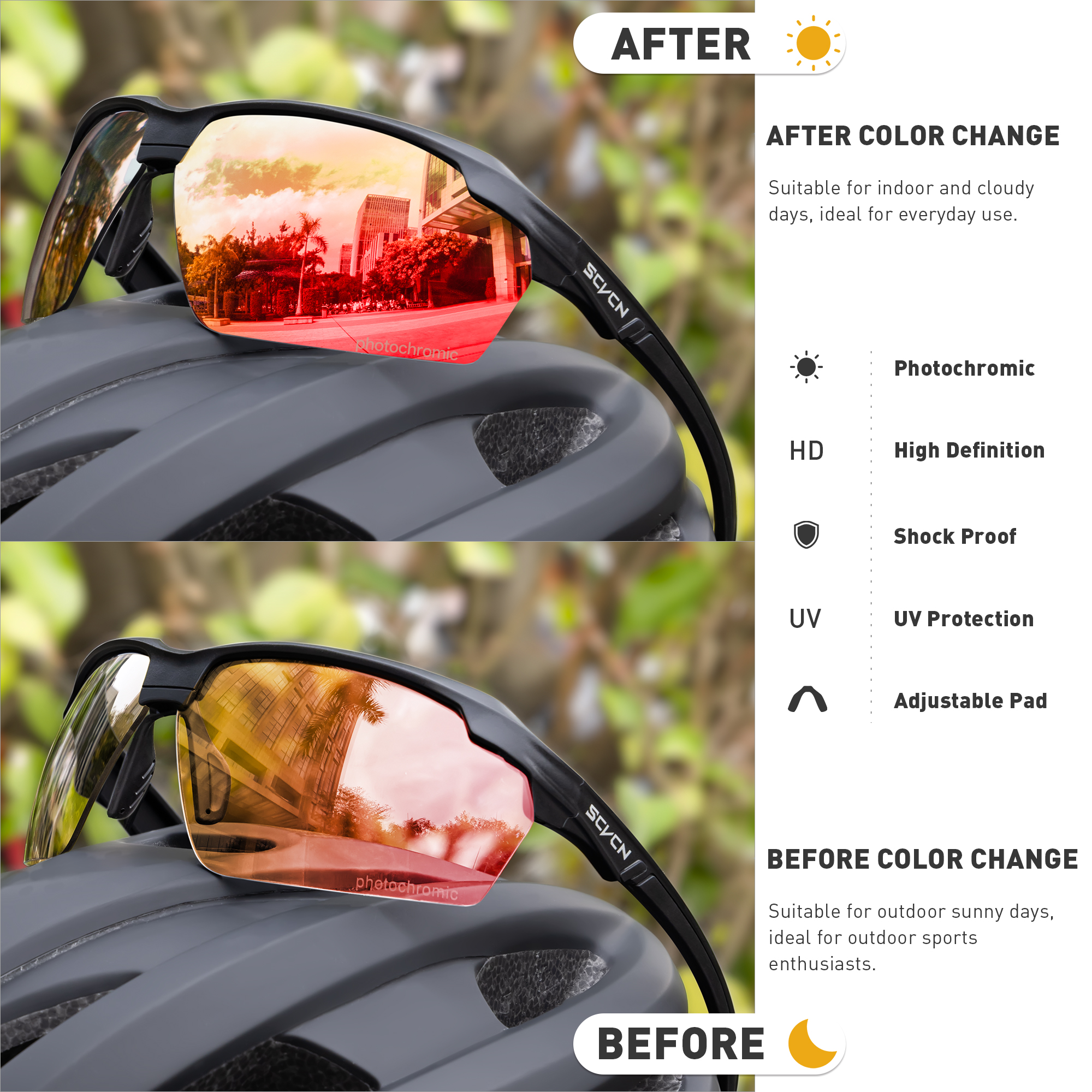 SCVCN Camping Goggles Women Sp - огляд і ціна Fishing Sunglasses Polarized