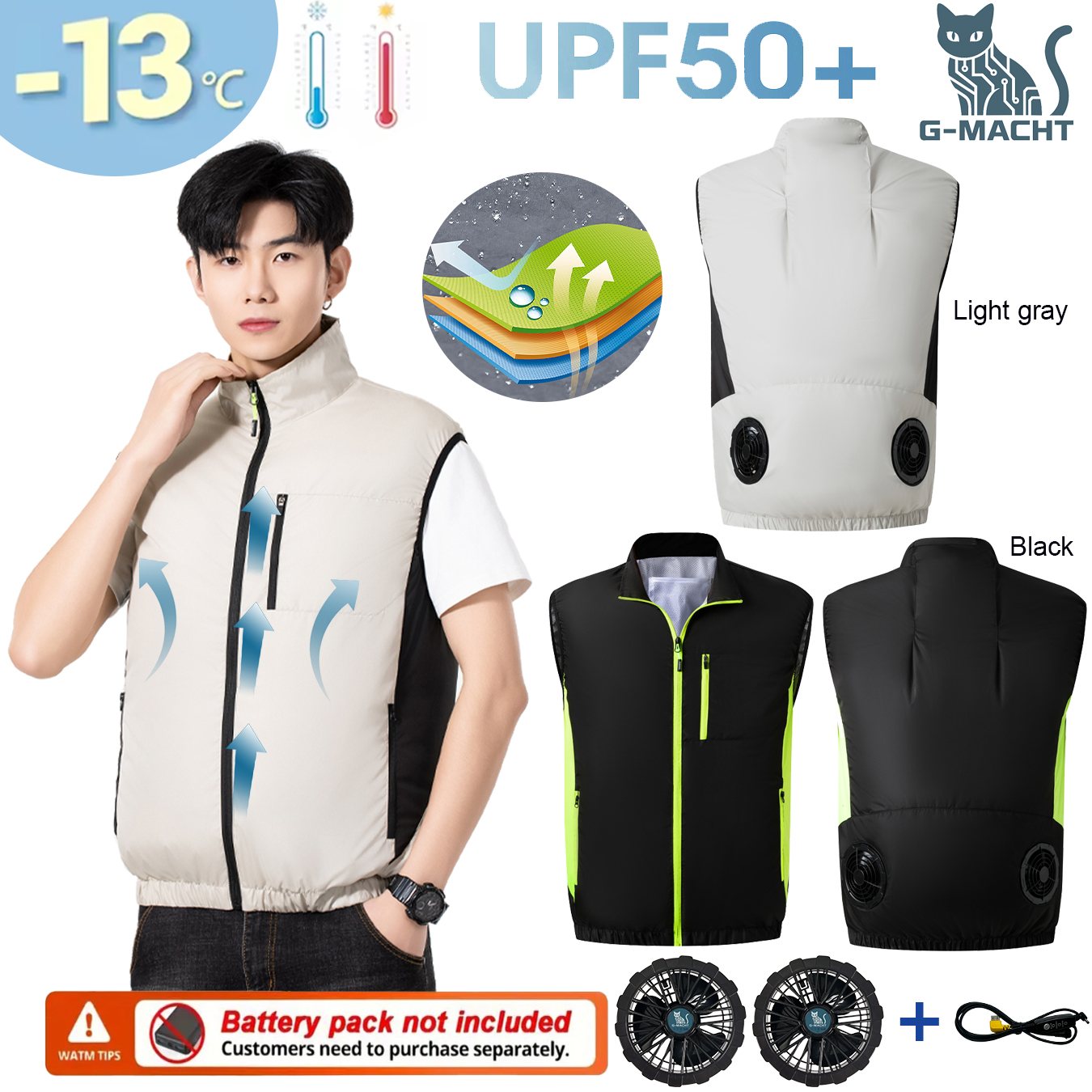 Summer Breathable Wearable Coo - огляд і ціна Fishing Vest
