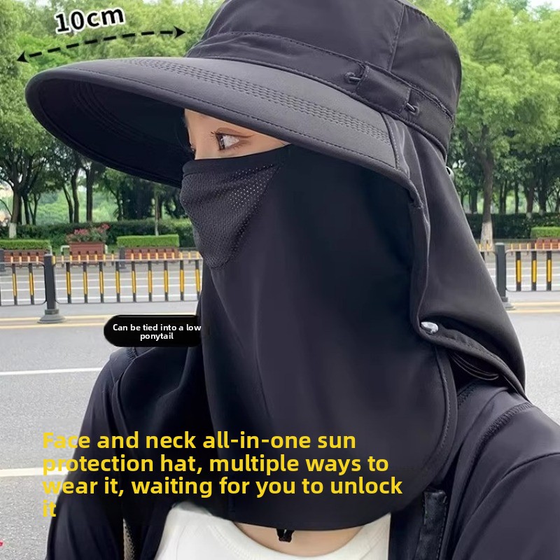 Full Coverage Sun Hat with Fac - огляд і ціна Fishing Mask Sun Protection