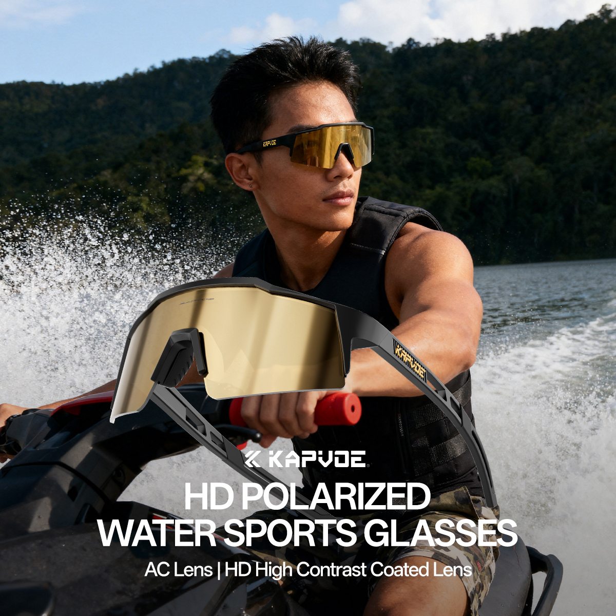 KAPVOE UV400 Anti-glare Surfin - огляд і ціна Fishing Sunglasses Polarized