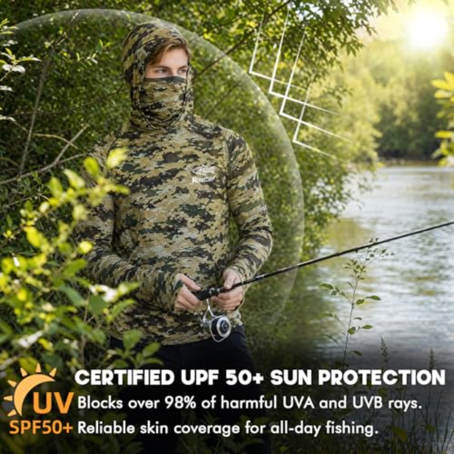 UPF 50+ Fishing Hoodie with Ne - огляд і ціна Fishing Hoodie