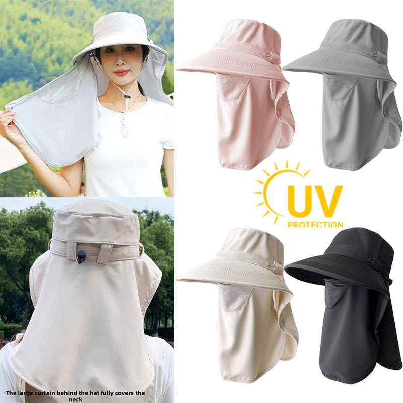 Summer Sun Hats with Face Mask - огляд і ціна Fishing Mask Sun Protection