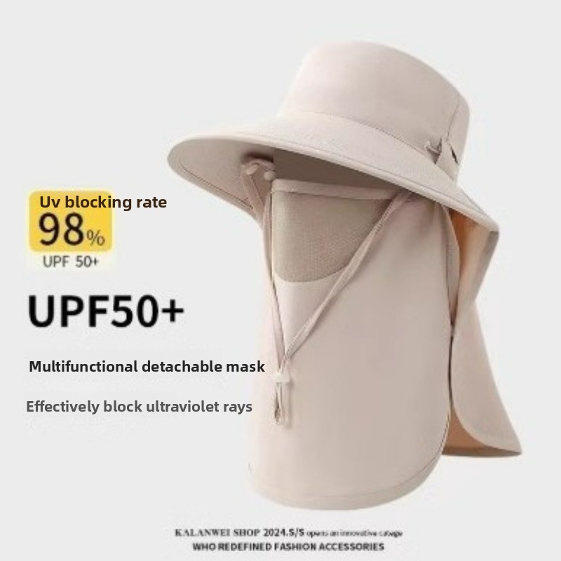 Summer Sun Hats with Face Mask - огляд і ціна Fishing Mask Sun Protection