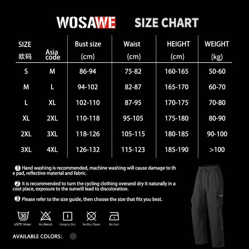 WOSAWE Motorcycle Rain Pants R - огляд і ціна Fishing Rain Suit