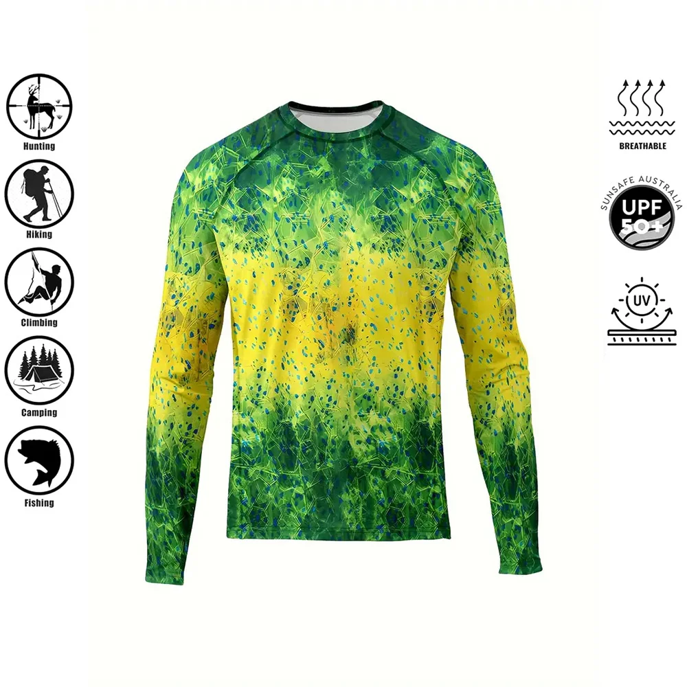 Summer Fishing Shirt Men's Lon - огляд і ціна Fishing Shirt Uv Protection