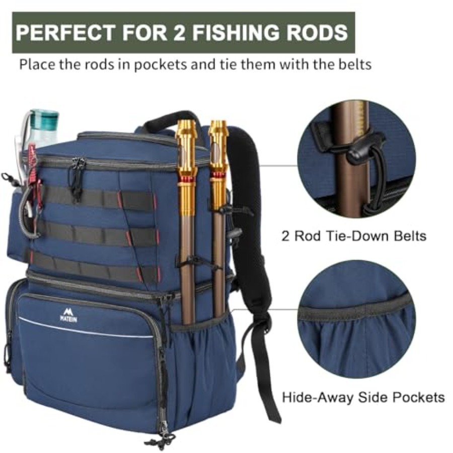 Fishing Backpack, Water Resist - огляд і ціна Fishing Backpack