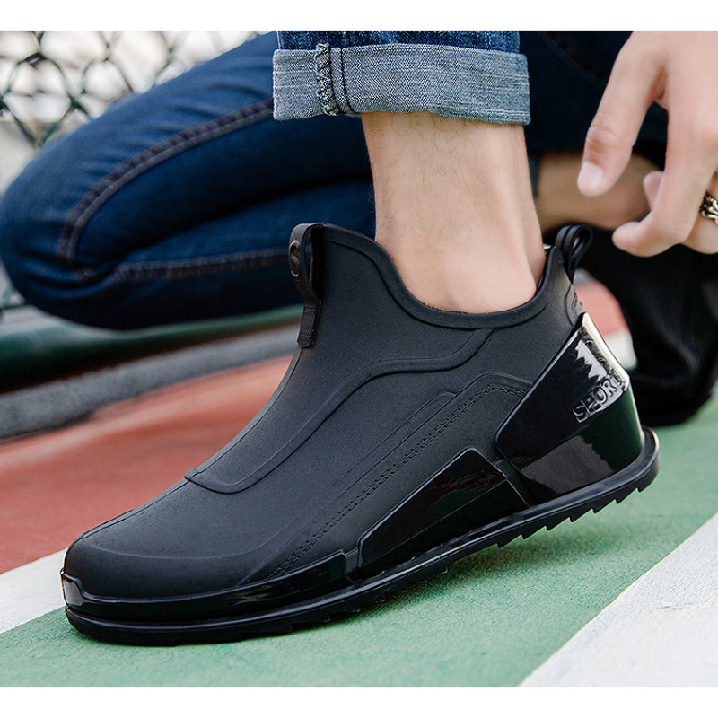 Summer men's short tube rain b - огляд і ціна Fishing Boots