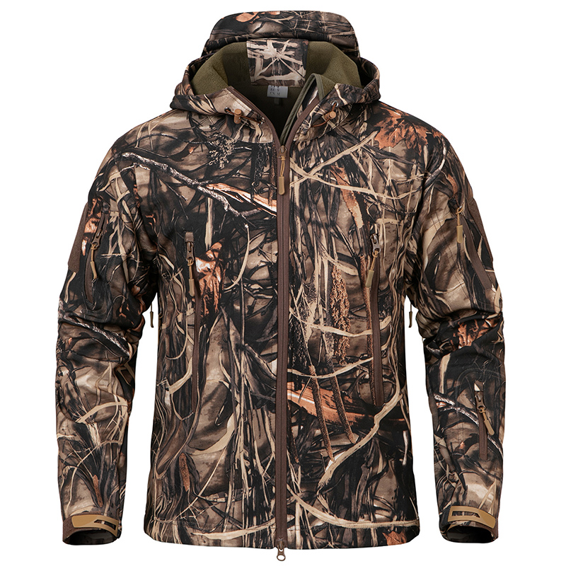 Men's Silent Soft Shell Camouf - огляд і ціна Fishing Jacket Waterproof