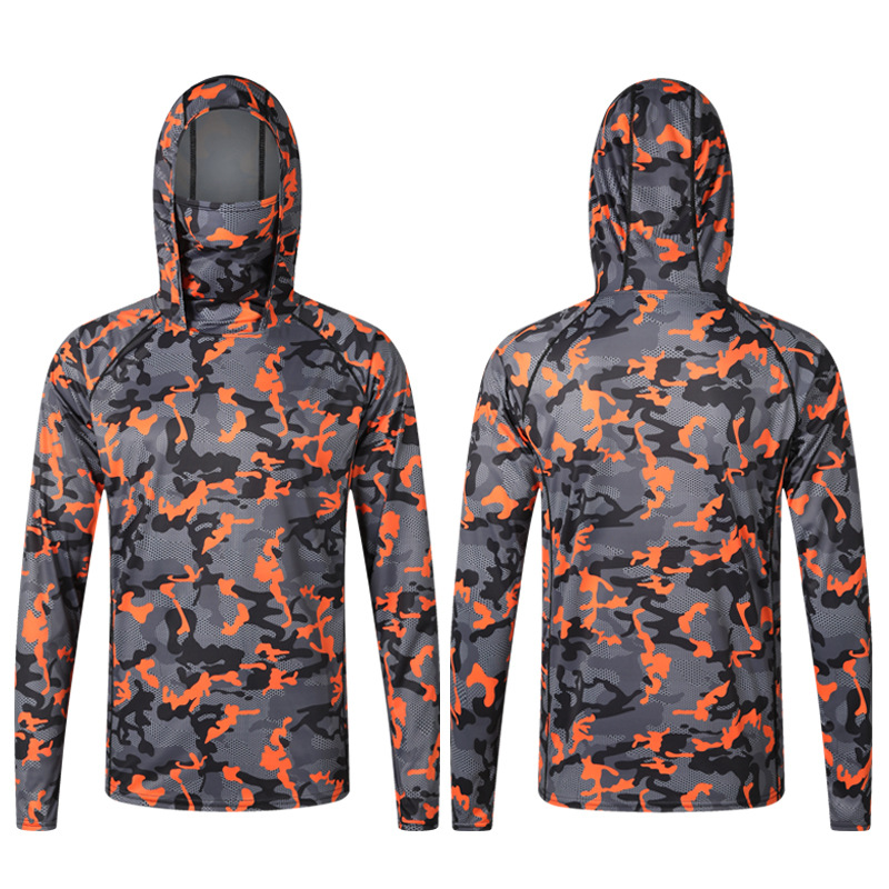 Camouflage Fishing T-shirt wit - огляд і ціна Fishing Shirt Uv Protection