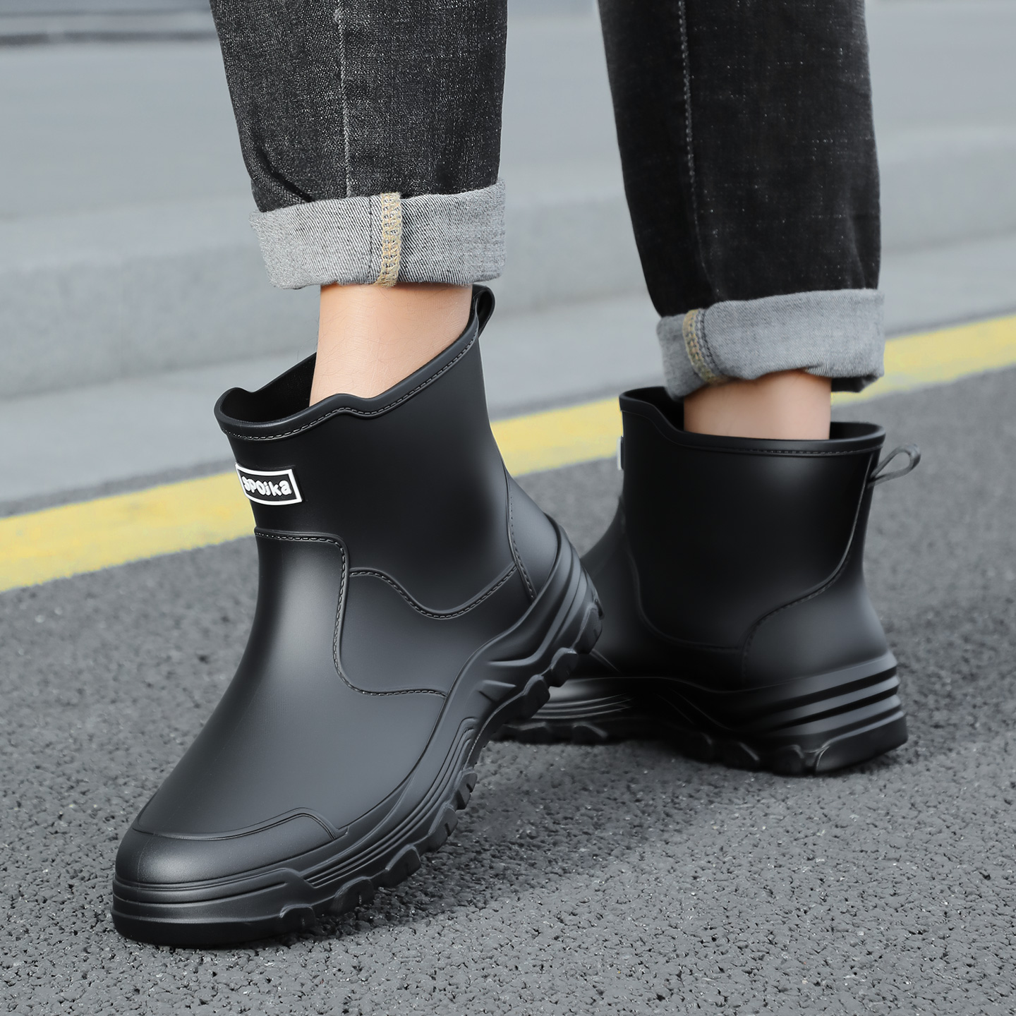 Fashionable new style men's mi - огляд і ціна Fishing Boots