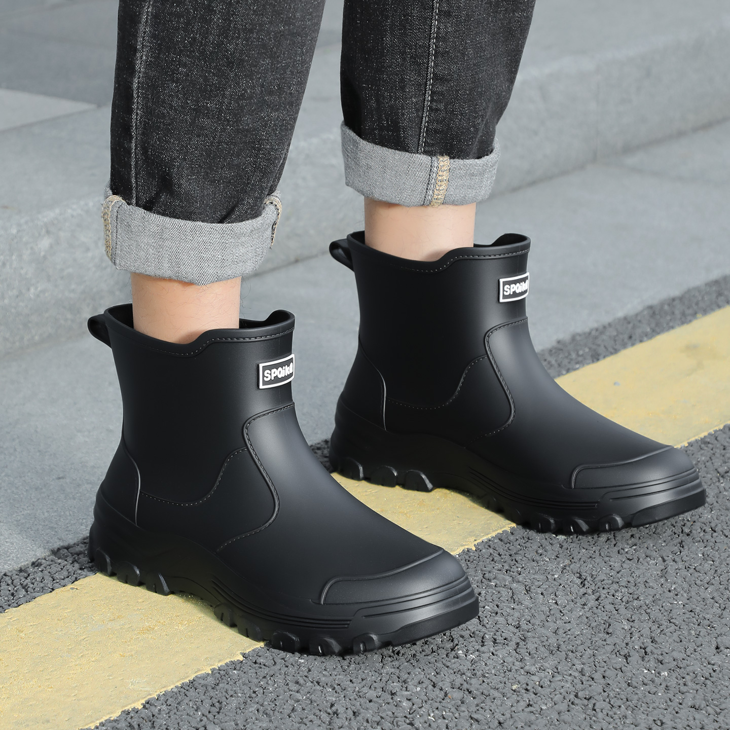 Fashionable new style men's mi - огляд і ціна Fishing Boots