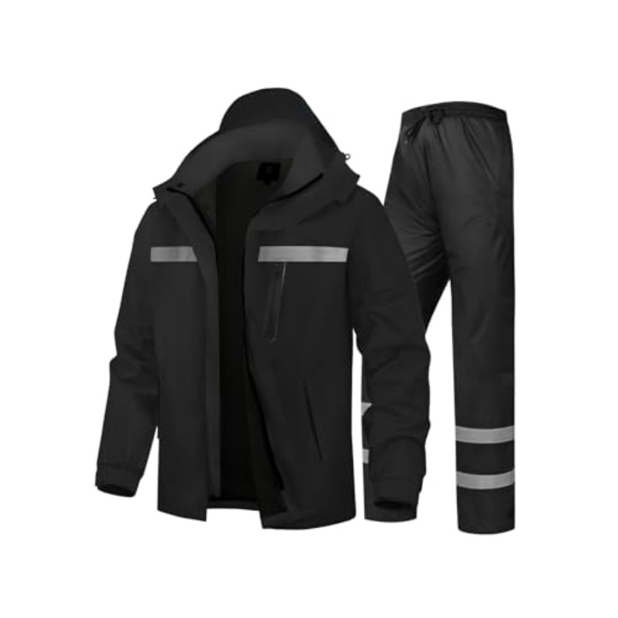 Men's Rain Suit High Visibilit - огляд і ціна Fishing Rain Suit