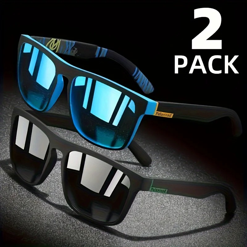 1/2pcs Square Sport Sunglasses - огляд і ціна Fishing Sunglasses Polarized