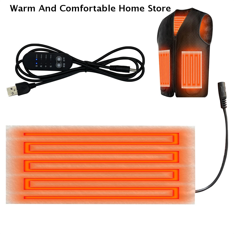5V USB Warm Paste Pads Fast-He - огляд і ціна Fishing Vest