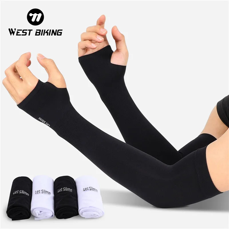 1 Pair Cycling Arm Sleeves Sun - огляд і ціна Fishing Gloves