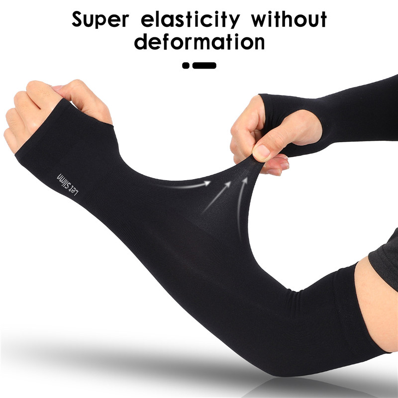 1 Pair Cycling Arm Sleeves Sun - огляд і ціна Fishing Gloves