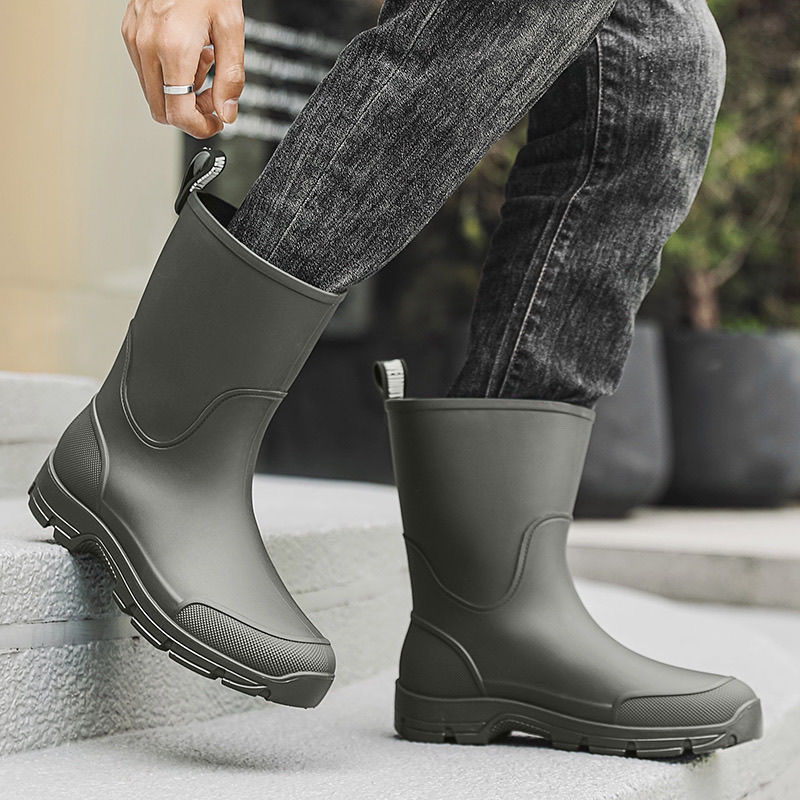 Unisex Rain Boots Fashion Mid- - огляд і ціна Fishing Boots