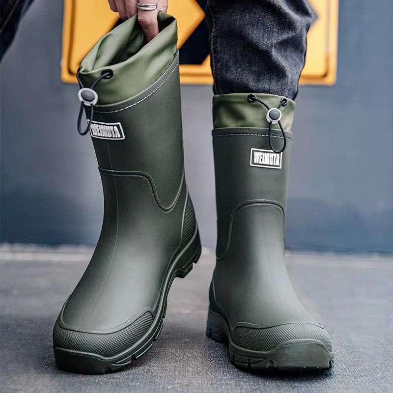 Unisex Rain Boots Fashion Mid- - огляд і ціна Fishing Boots