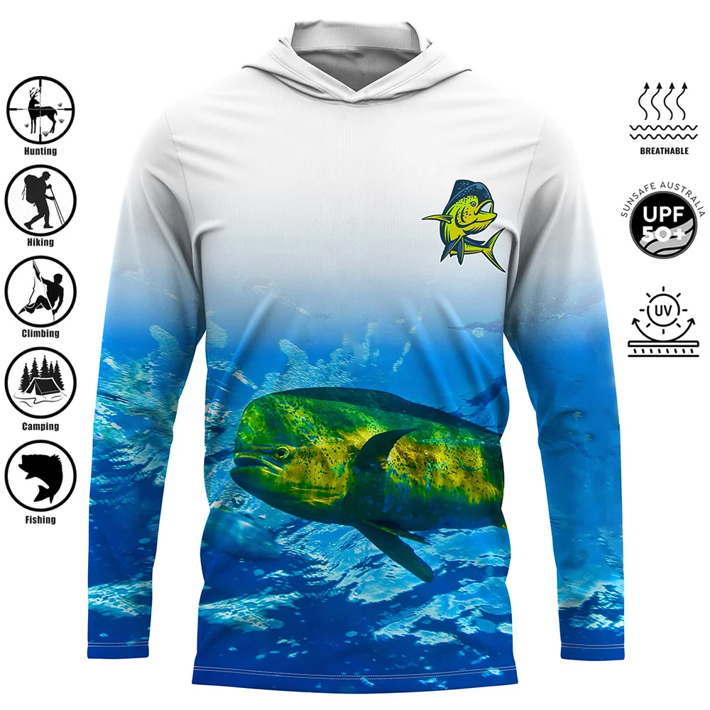 Fishing Shirt Men's Long Sleev - огляд і ціна Fishing Shirt Uv Protection