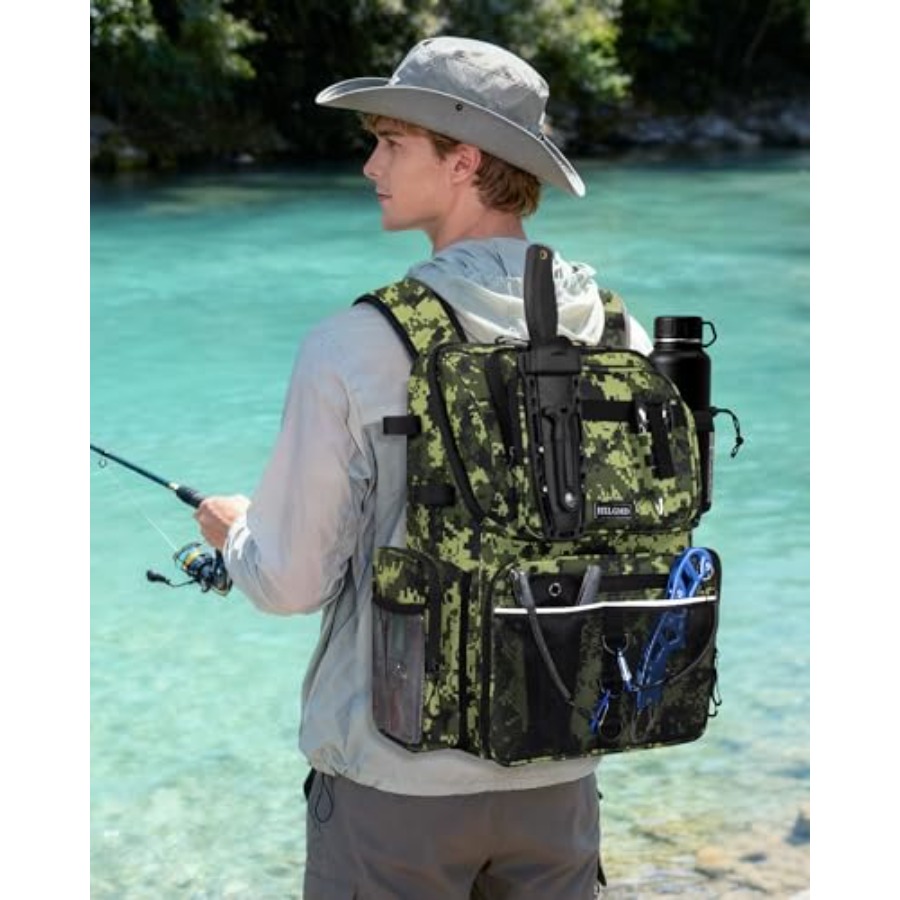 Fishing Backpack with Rod Hold - огляд і ціна Fishing Backpack