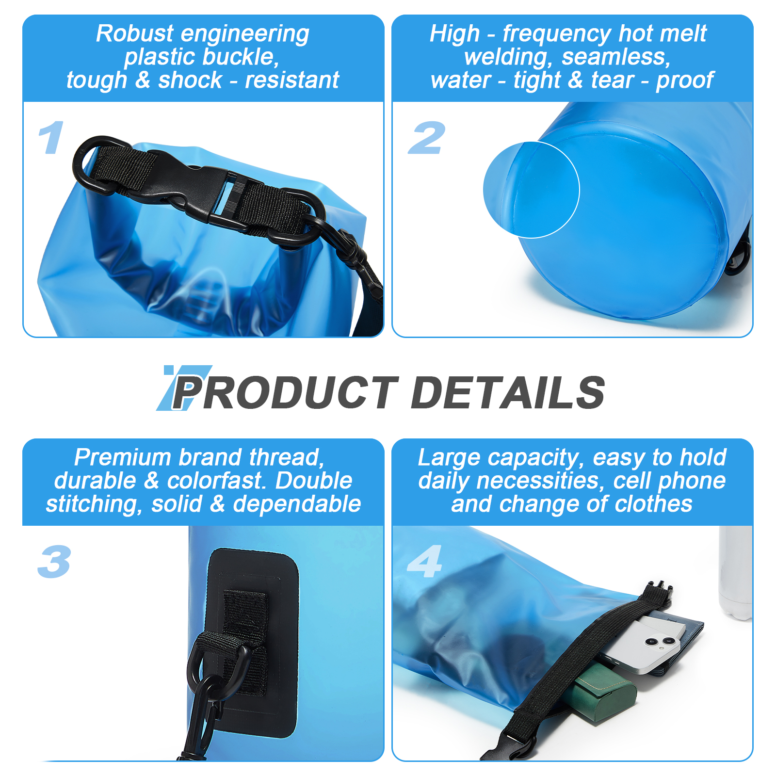 Dry Bag Waterproof Bag for Kay - огляд і ціна Fishing Bag Waterproof