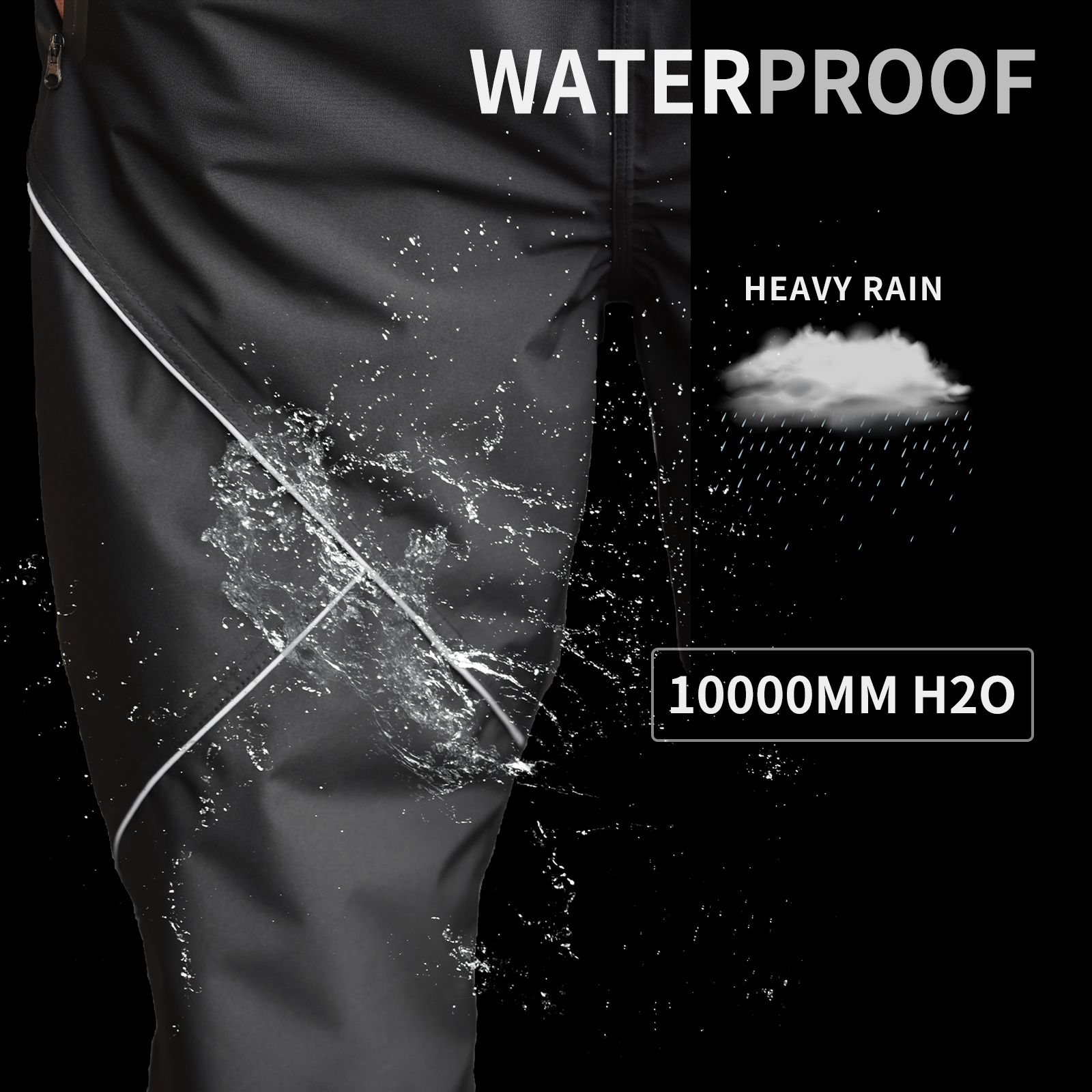 WOSAWE Cycling Rain Pants Wate - огляд і ціна Fishing Rain Suit