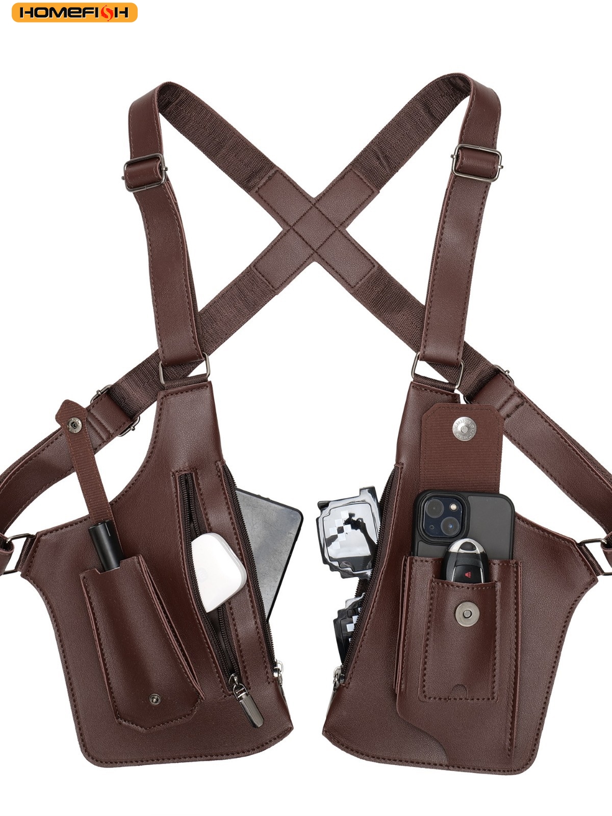 HOMEFISH Double Shoulder Strap - огляд і ціна Fishing Bag Waterproof